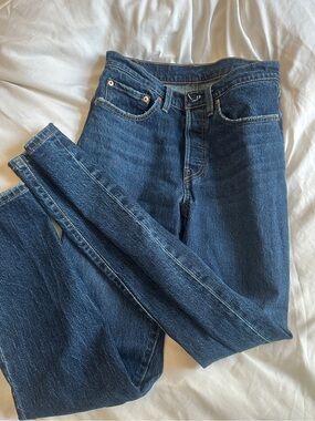 Classic Dark Blue Levi’s 501 Jeans